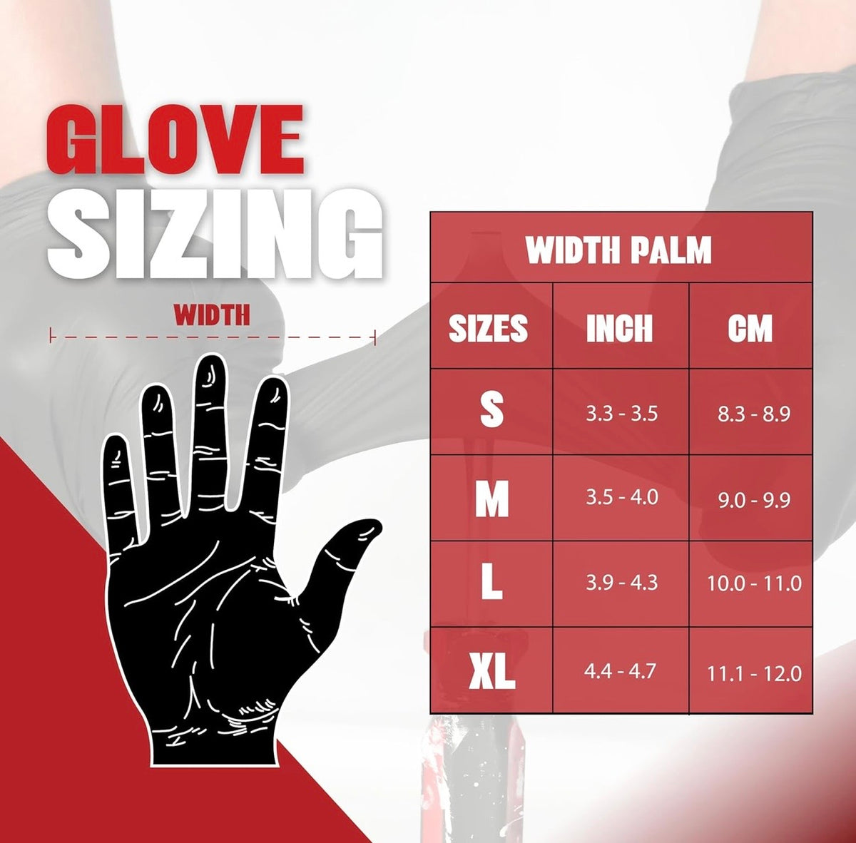Safemax Black Vinyl Exam Gloves – 100 Count | Powder-Free & Latex-Free