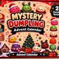 Mystery Dumpling Christmas Advent Calendar – 24 Christmas Surprises | Cute Stress-Relief Toys