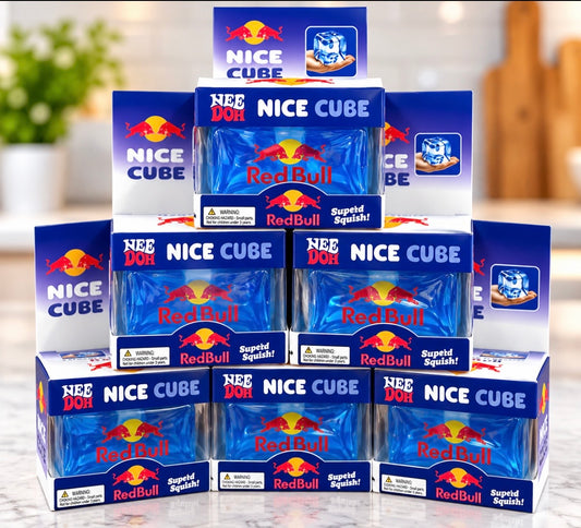NeeDoh x Red Bull Nice Cube – Super Squishy Sensory Fidget Toy