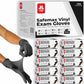 Safemax Black Vinyl Exam Gloves – 100 Count | Powder-Free & Latex-Free