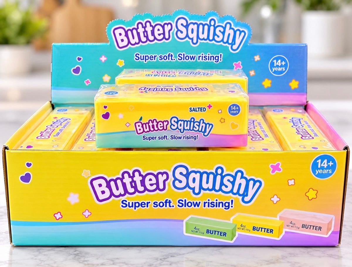 Butter Squishy – Super Soft & Crunchy Slow-Rising Sensory Fidget Toy